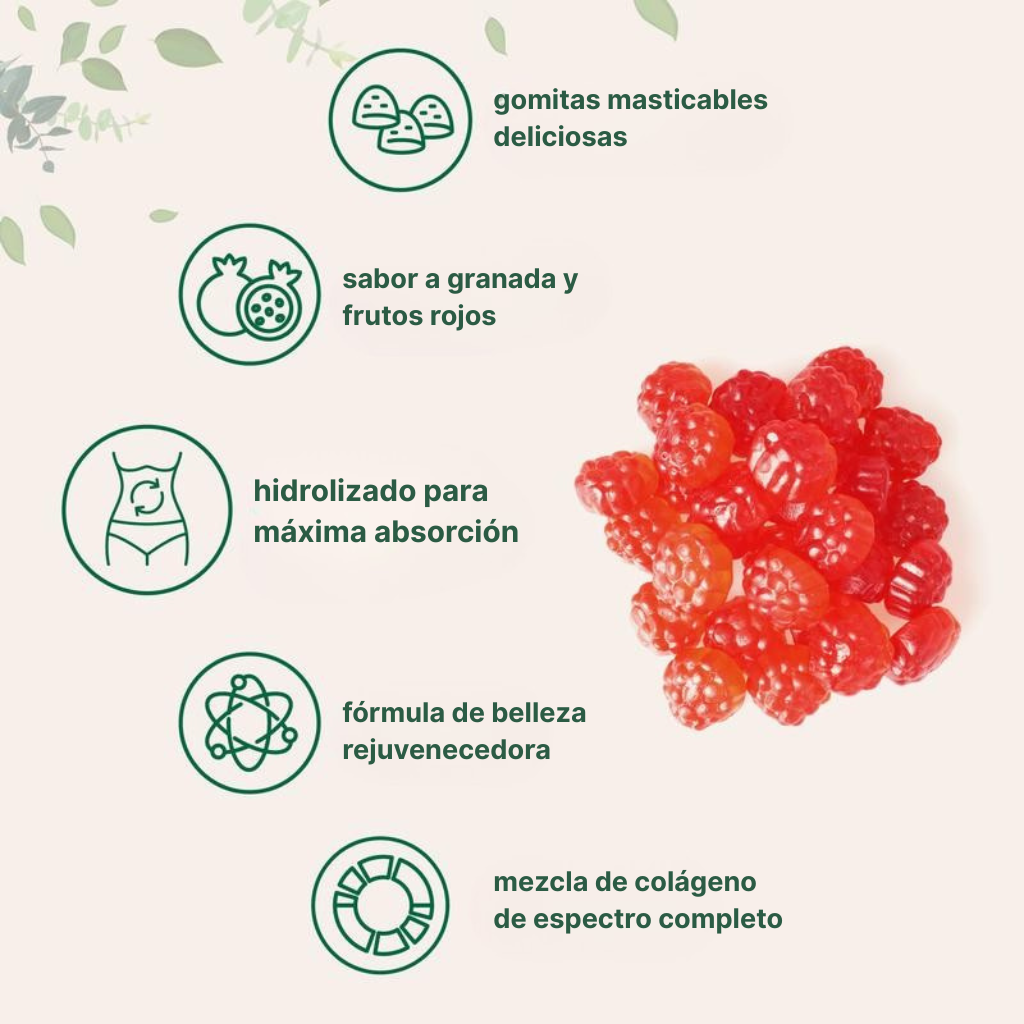 Gomitas de Multicolágeno con Péptidos
