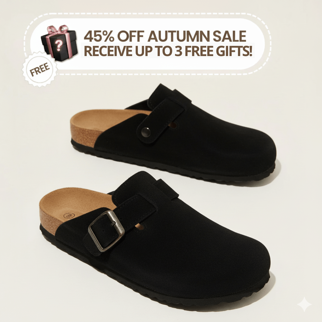 Blain Suede Slip - On Clogs - Celara