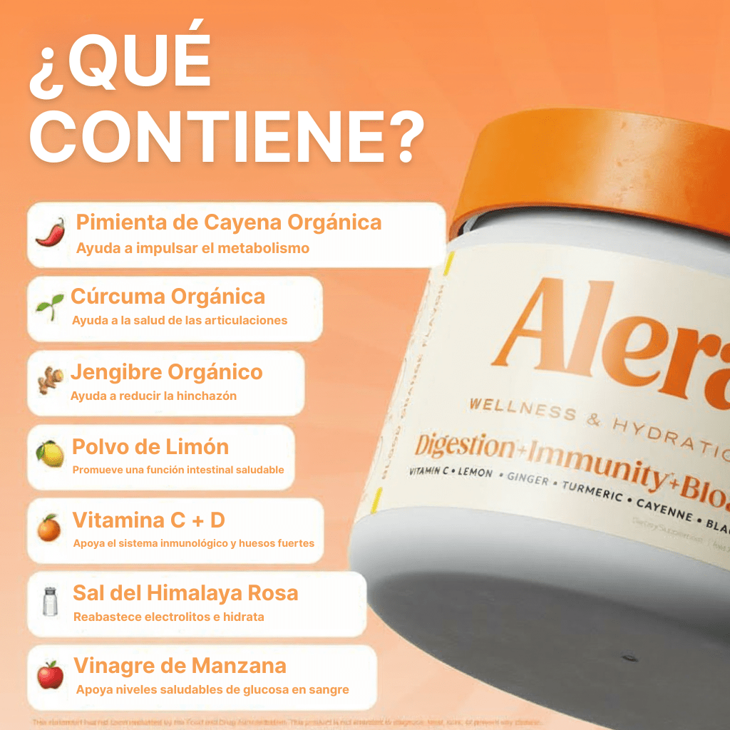 Alera Bebida de Bienestar e Hidratación - Alera Organics