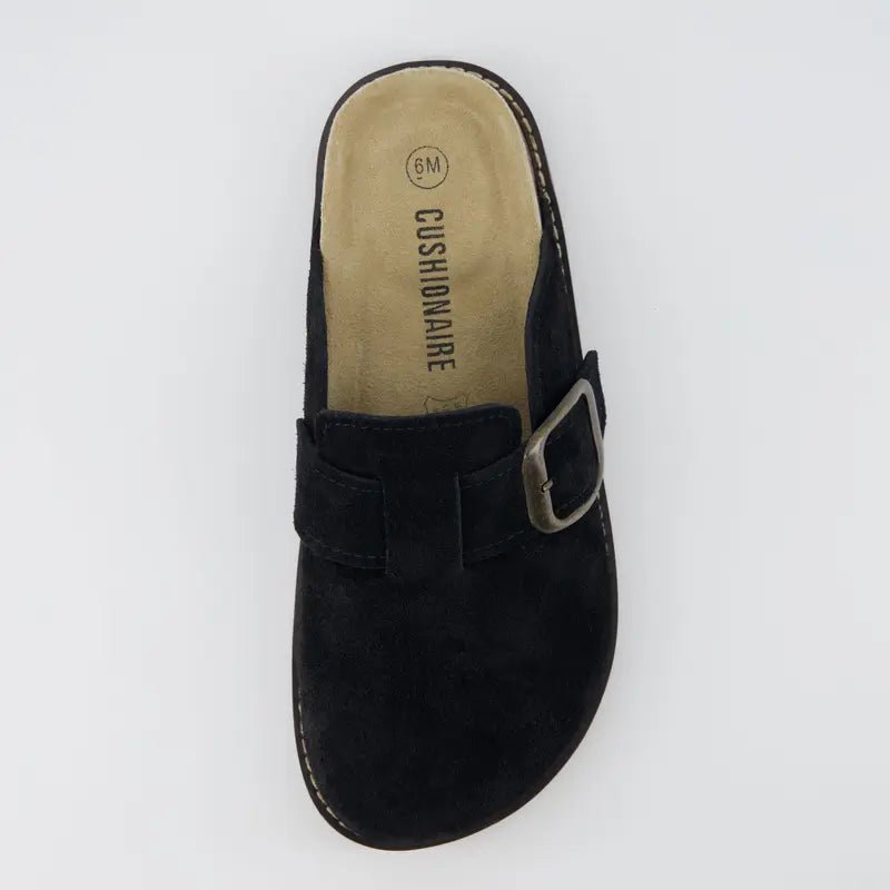 Blain Suede Slip - On Clogs - Celara